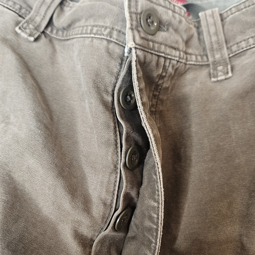 Vintage Abercrombie & Fitch Mens Baggy Paratrooper Cargo Shorts Size 34 Y2k - Picture 7 of 7